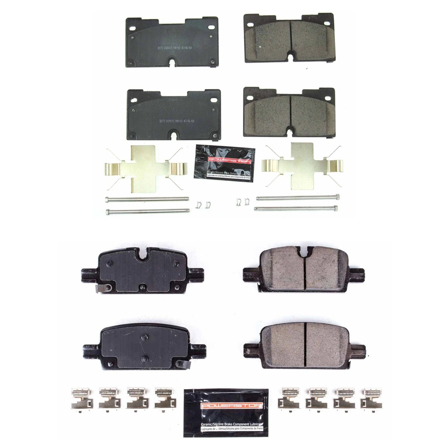PowerStop Z23 Carbon-Fiber Ceramic Brake Pad Kit for Escalade ESV (2007–2020)