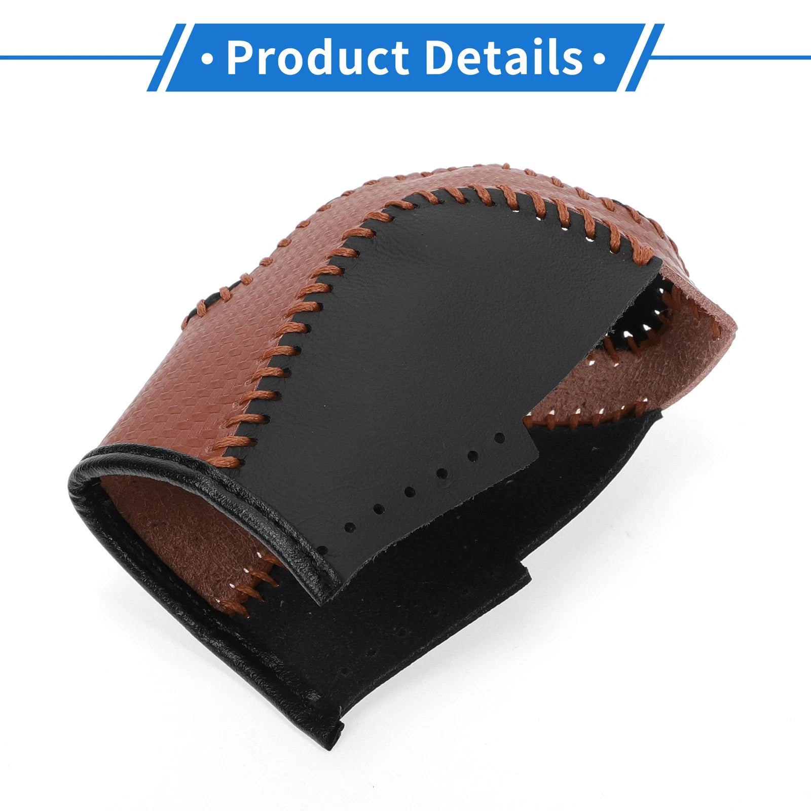 Gear Shift Knob Cover for Volkswagen Taos (2022–2023) Brown Carbon Fiber