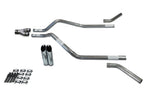 Dual Exhaust Kit for Chevy Blazer (1992–1994) 2.5" Y-Pipe Slash Tips