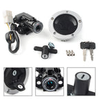 Ignition Switch Gas Cap Cover Seat Lock Key Set for Kawasaki Ninja ZX6R (2013–2018)