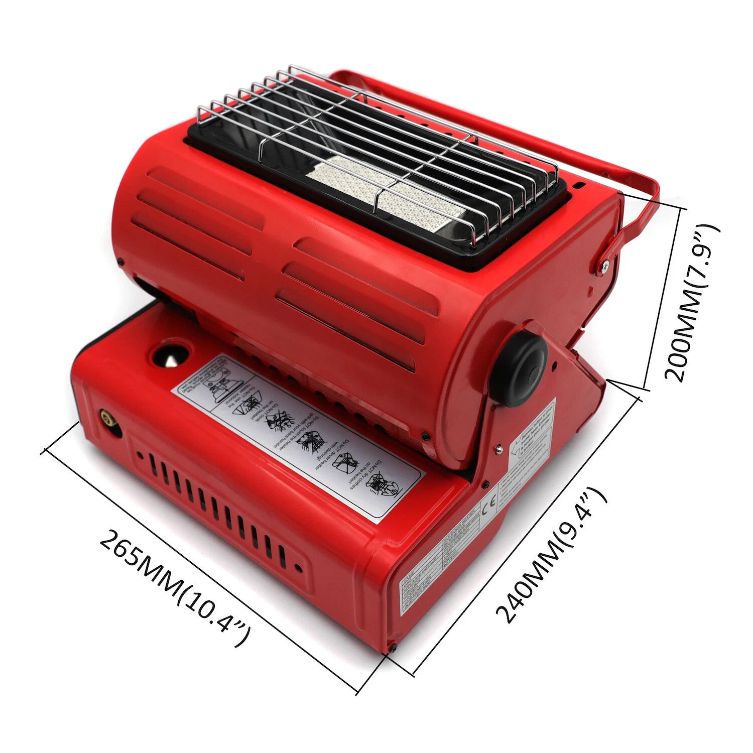 Portable Dual Purpose Gas Heater for Outdoor Camping Tent