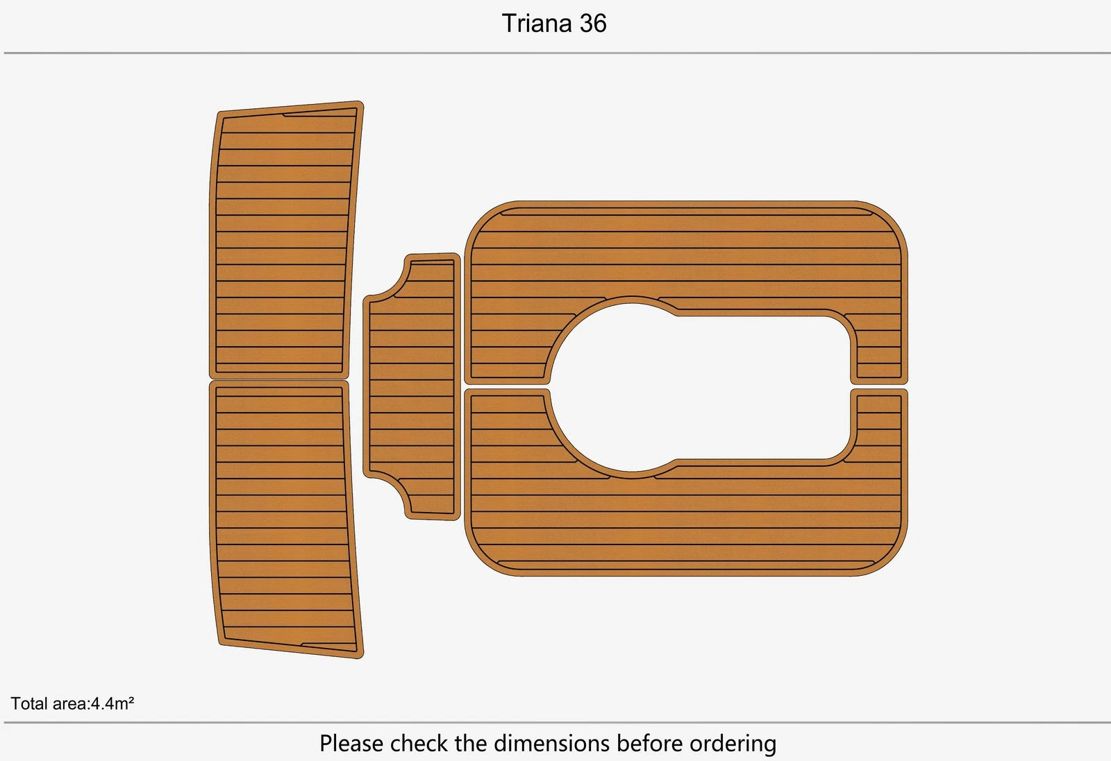 Seadek Swim Platform Pad for Triana 36