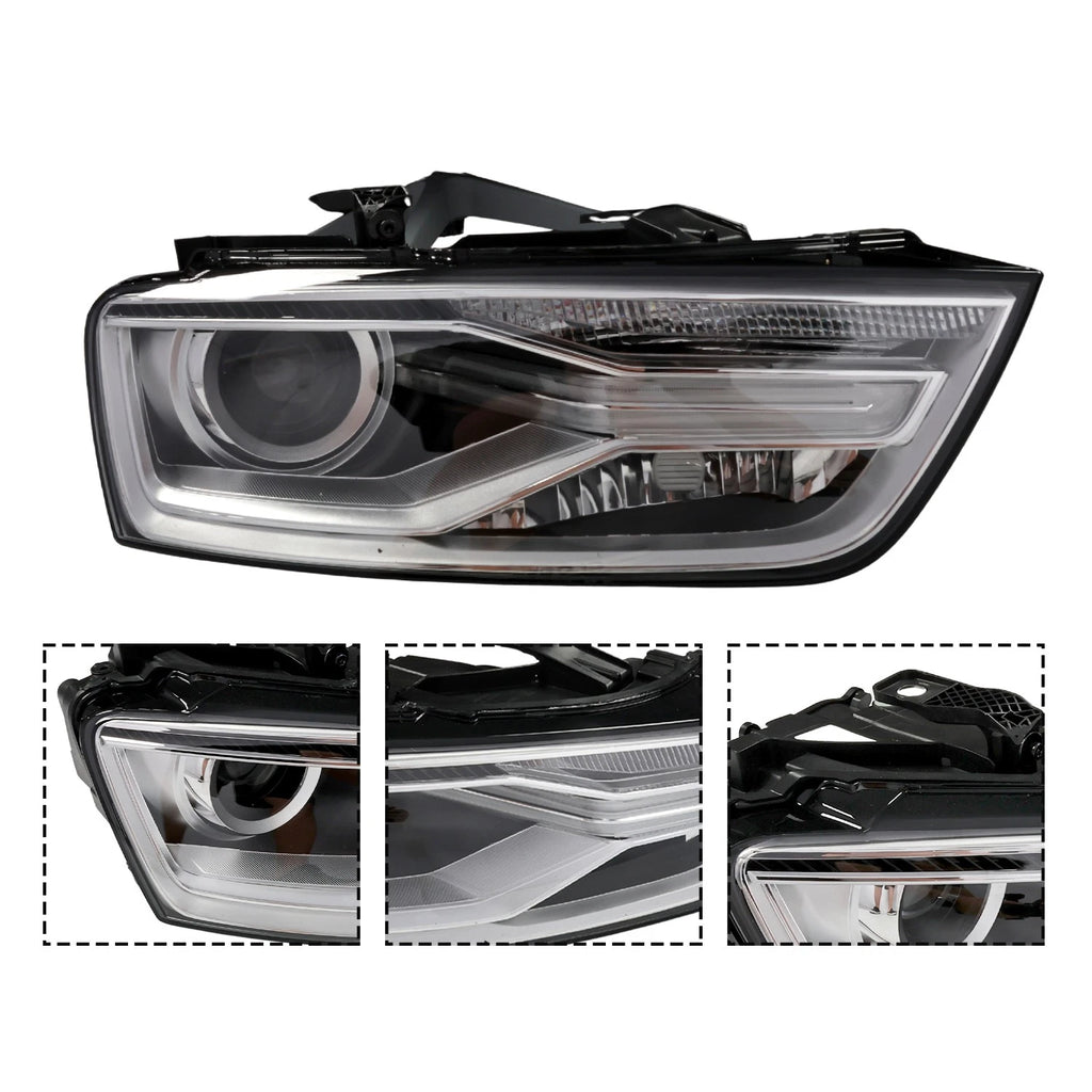 HID/Xenon Headlight Assembly for Audi Q3 (2016–2018) W/ Bulb & Ballast