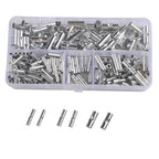 200PCS Non Insulated Butt Connectors for Electrical Wire Crimping
