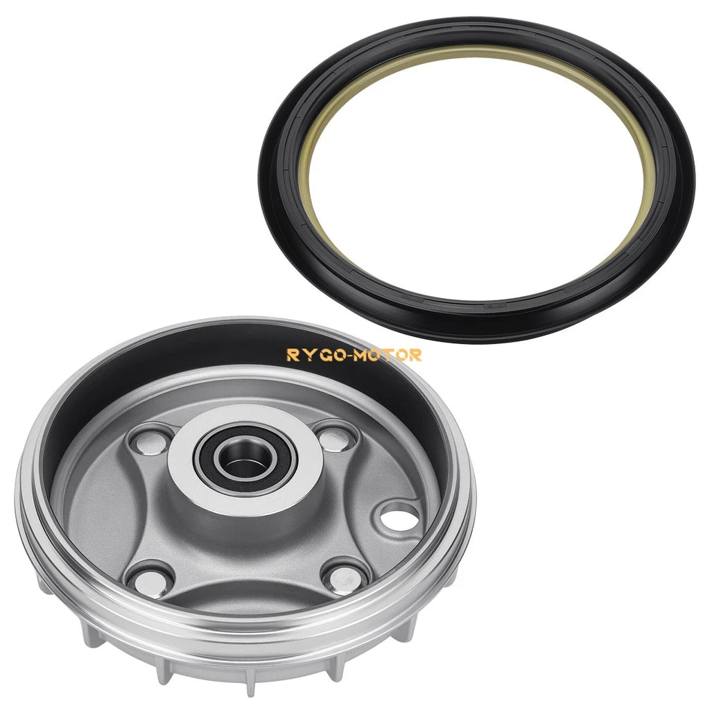 Front Brake Drum & Dust Seal for Honda Rancher 350 TRX350TE TRX350TM (2000–2006)