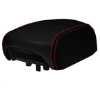 Console Lid Armrest Cover for Jeep Renegade (2015–2020) Red Stitch
