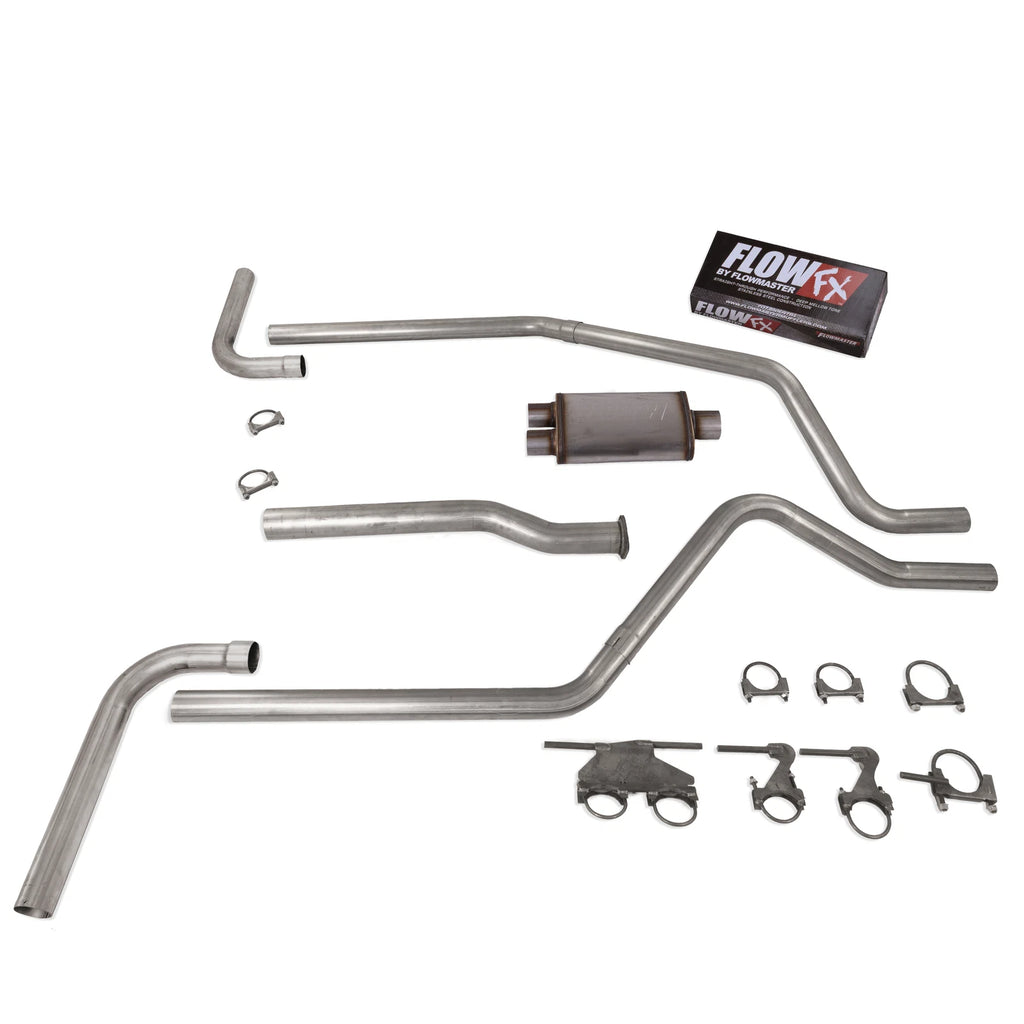 2.5" Dual Exhaust for Dodge Ram 1500 (2019–2025) Flowmaster Flow FX Side E