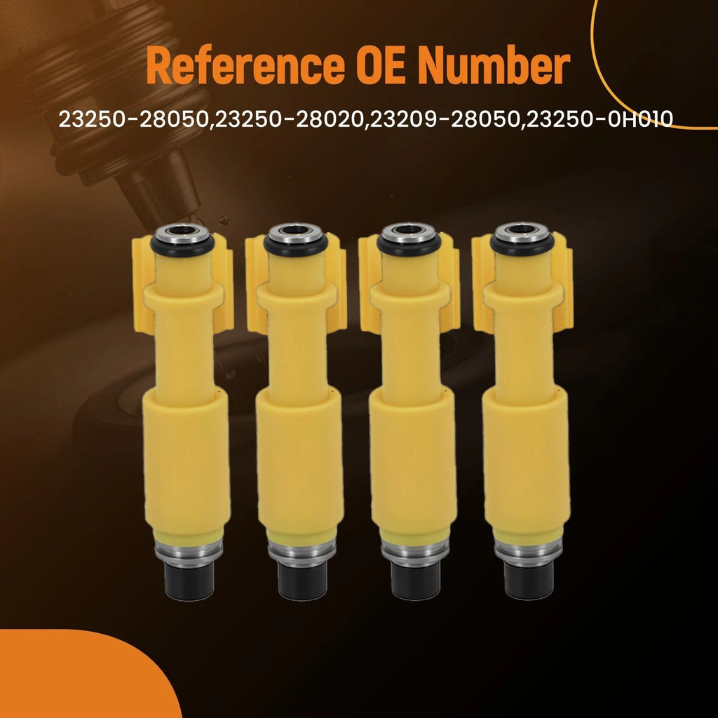 4pcs Fuel Injectors Kit for Toyota RAV4 2.0L (2001–2003) 23209-28050