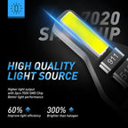 Set of 10 LED License Plate Light Bulbs for Various Models (6000K)
