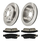 Rear Brake Rotors and Ceramic Pads Kit for Chevrolet Traverse (2009–2017)