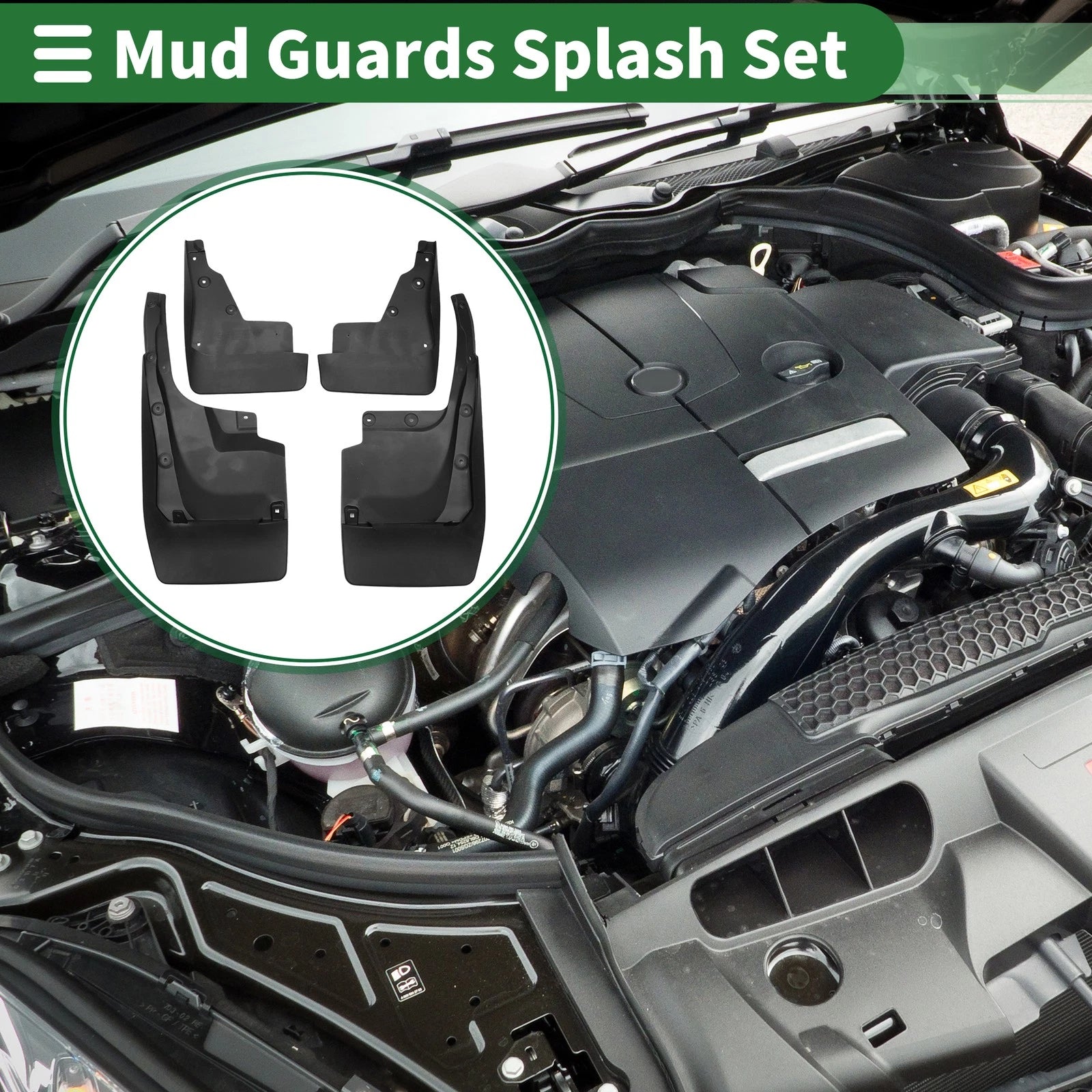 Mud Flaps Splash Guards for Lexus LX570 (2016–2022)
