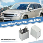 2X 4 Pin Power Relay 68083380AA 12VDC for Dodge Ram Jeep 