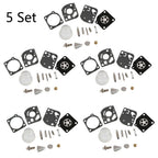 Set of 5 Carburetor Repair Kits for ZAMA C1U C1Q RB-47 Trimmer Blower