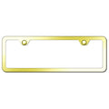 Thin on Gold ABS 2-Hole Mini License Plate Frame SP.451.GM AU-Gold