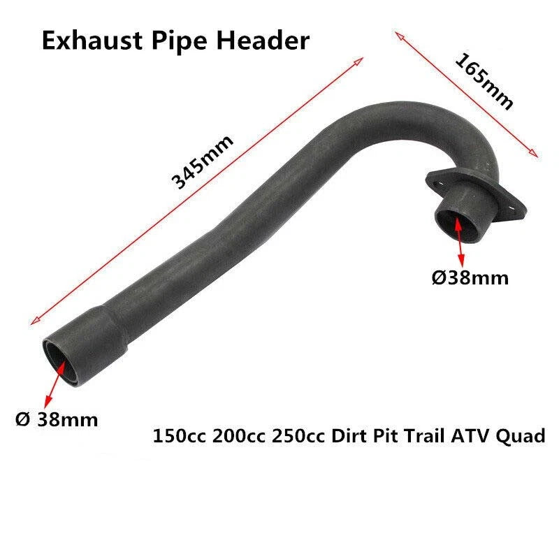 Performance Exhaust Head Pipe for Atomik PIT PRO Thumpstar 250cc (AU)