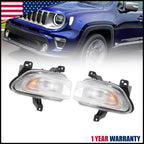 Set of 2 Park Turn Signal Lamps for Jeep Renegade (2015–2018)