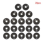 Set of 20 Flap Discs 4.5" for Angle Grinder (Various Grits)