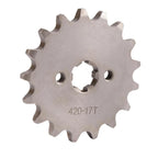 17T Front Sprocket Cog for Pitpro Trail Dirt ATV Quad
