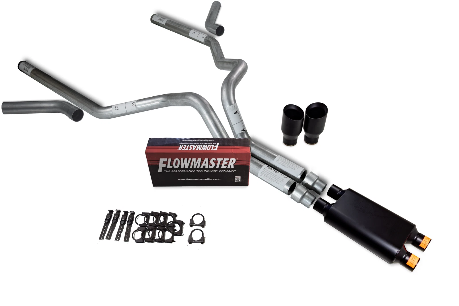 Flowmaster Super 40 Dual Exhaust for Chevy GMC 2500 (2000–2006)