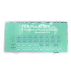 Set of 32 Sealed Gaskets and O-Rings for Automotive Applications