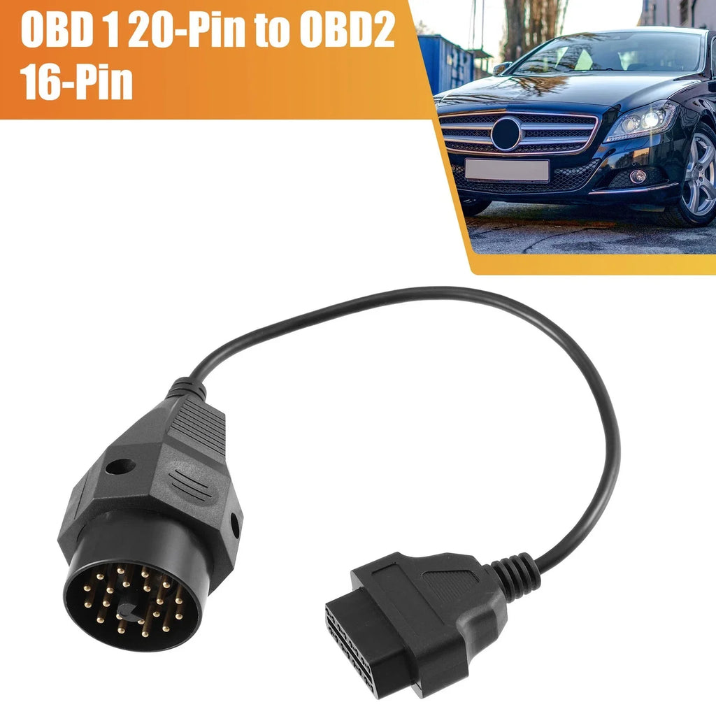 OBD 20-Pin to 16-Pin Diagnostic Tool Adapter Cable for BMW