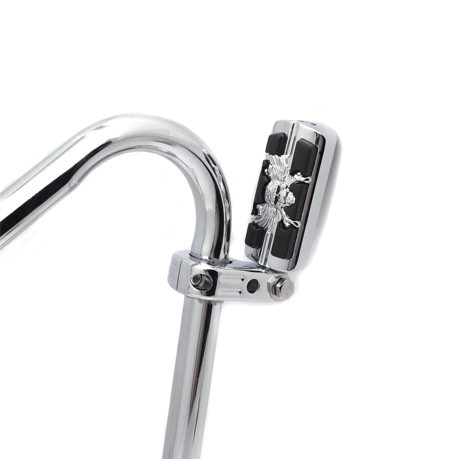 1.25" Chrome FootPeg with 32mm Clamps for Harley Touring Road King