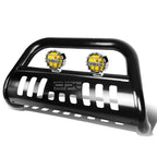 Black Bull Bar Grille Guard with Amber Fog Lights for Ford F250-F550 (2011–2016)