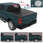 6.5' Tonneau Cover with Light for Chevy Silverado GMC Sierra (2014–2019)