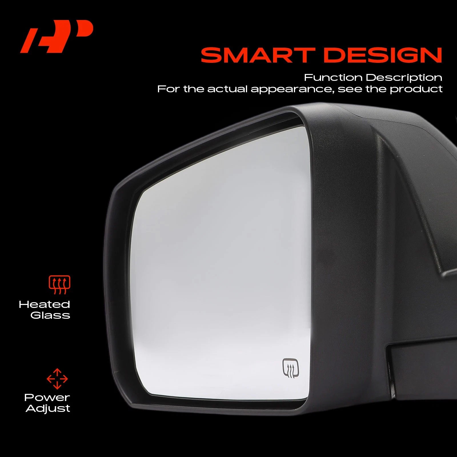 Driver Power Mirror w Manual Folding Texture for Toyota Tundra (2014–2021)
