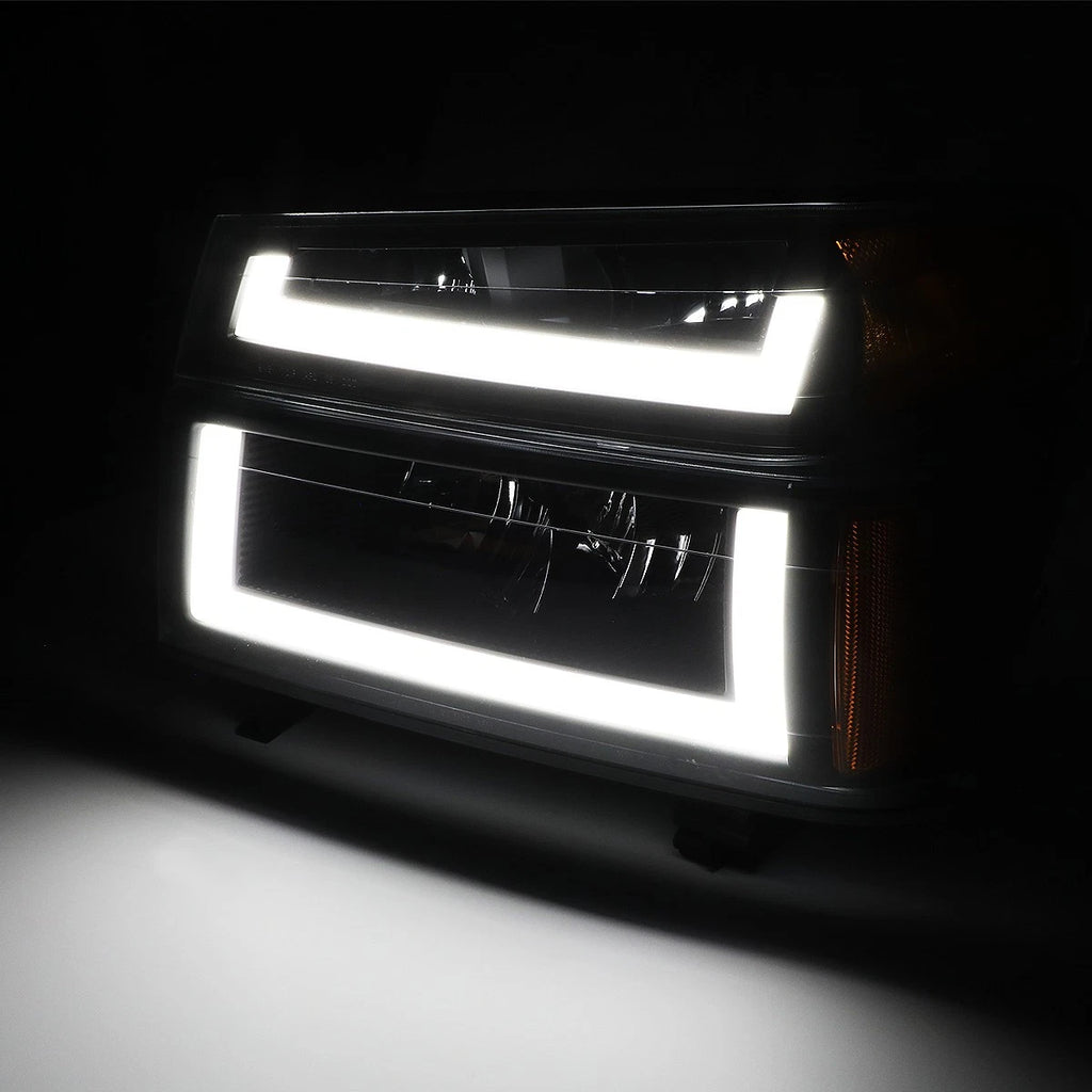 LED DRL Tube Headlight Bumper Lamp for Colorado Canyon (2004–2012)