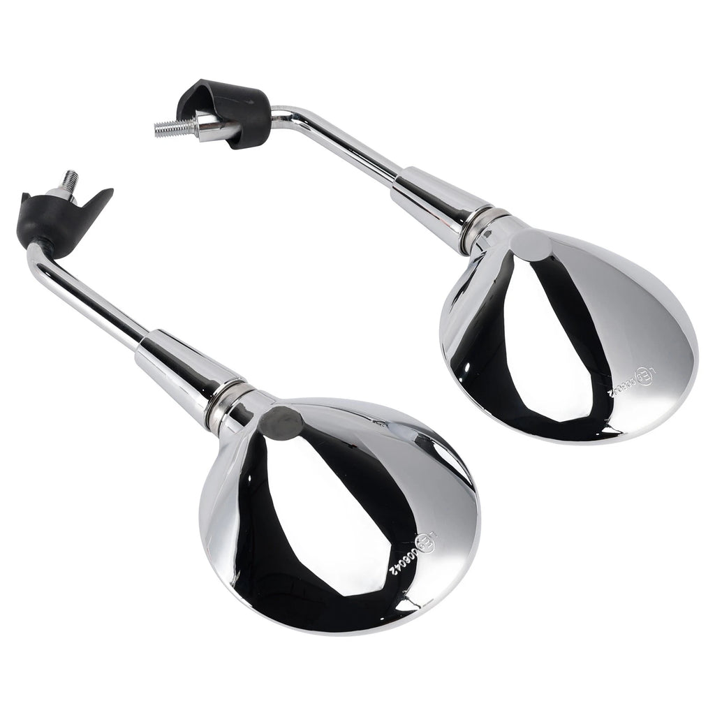 Chrome Mirror Set for Vespa Primavera 50 125 150 Sprint GTS 125 300 (2014–2023)
