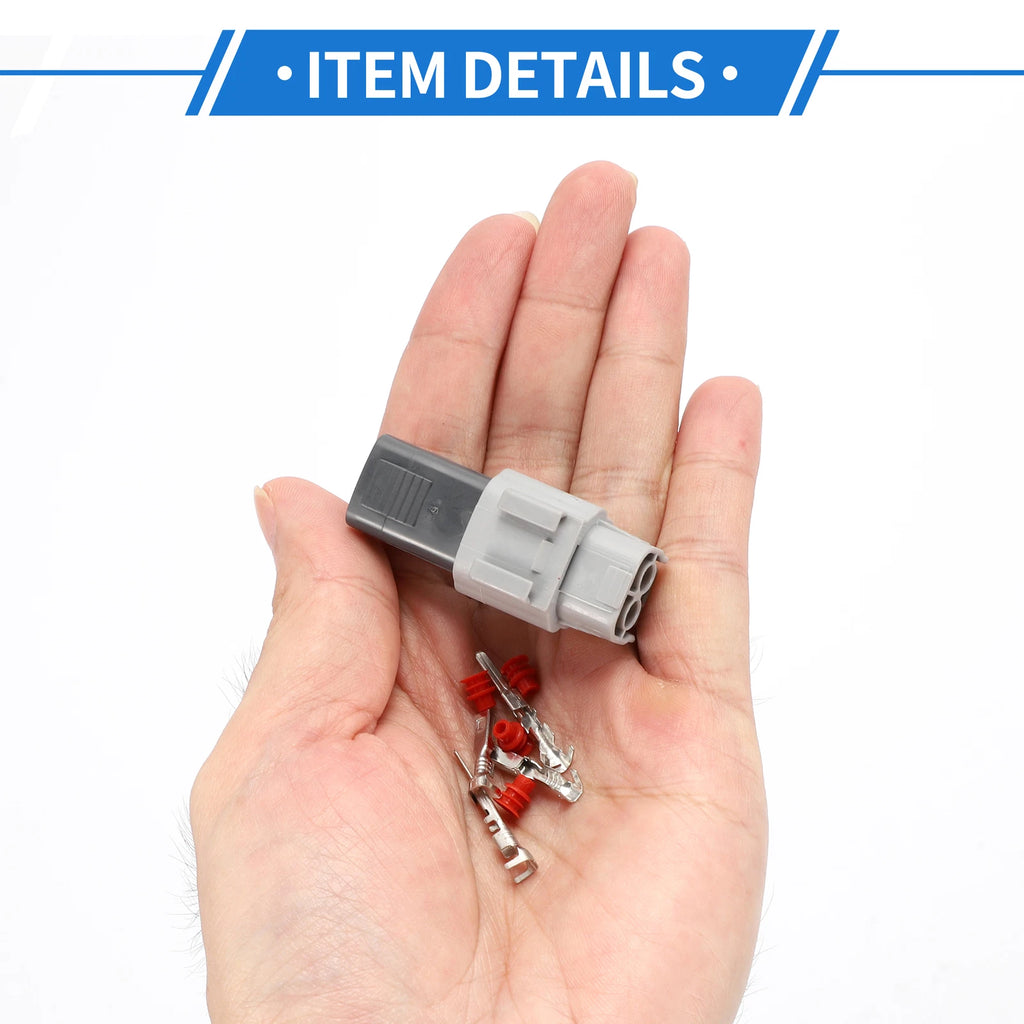 2 Pin Fog Light Connector Plug Set for Ford 