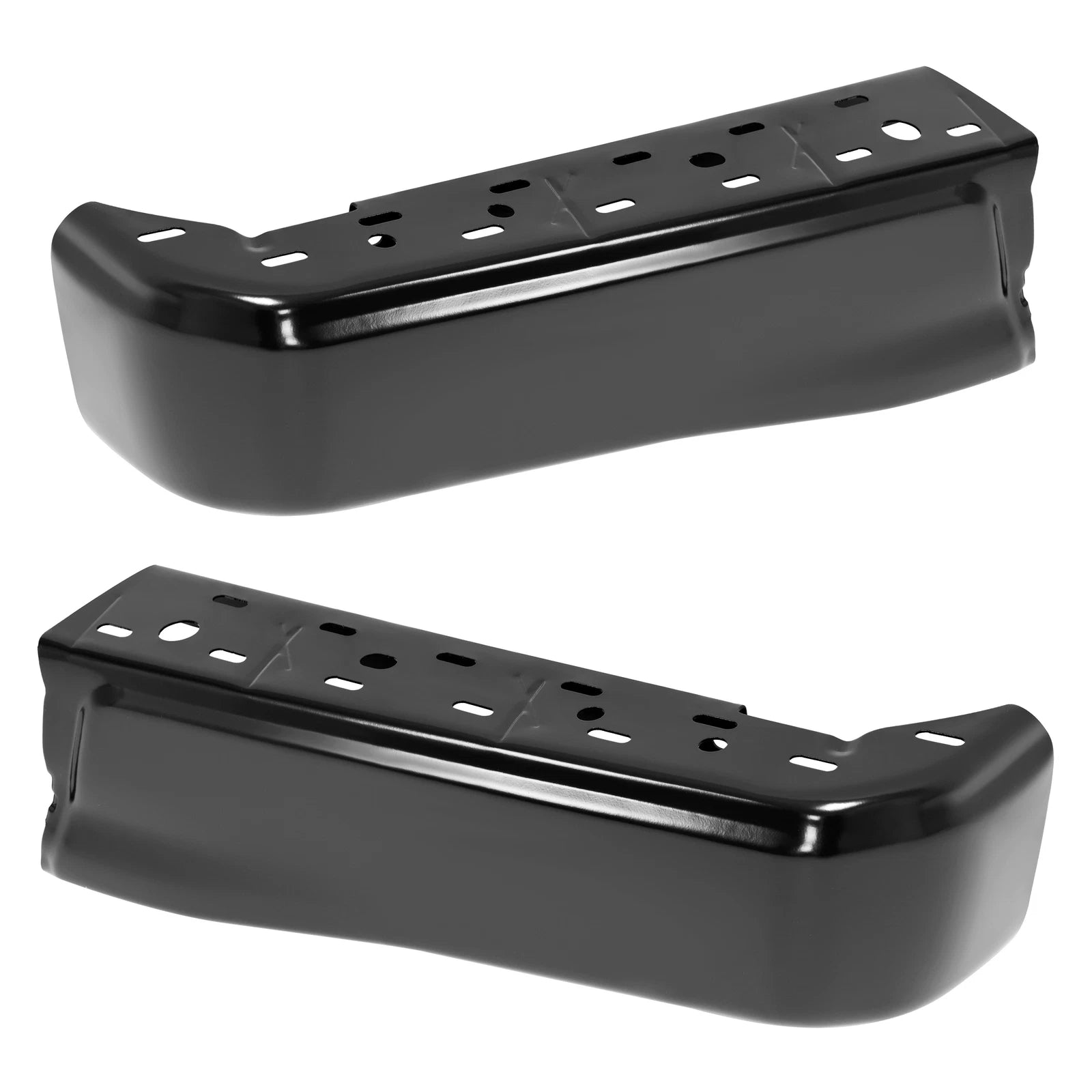 Pair Rear Bumper End Caps for Ford F150 (2015–2020)