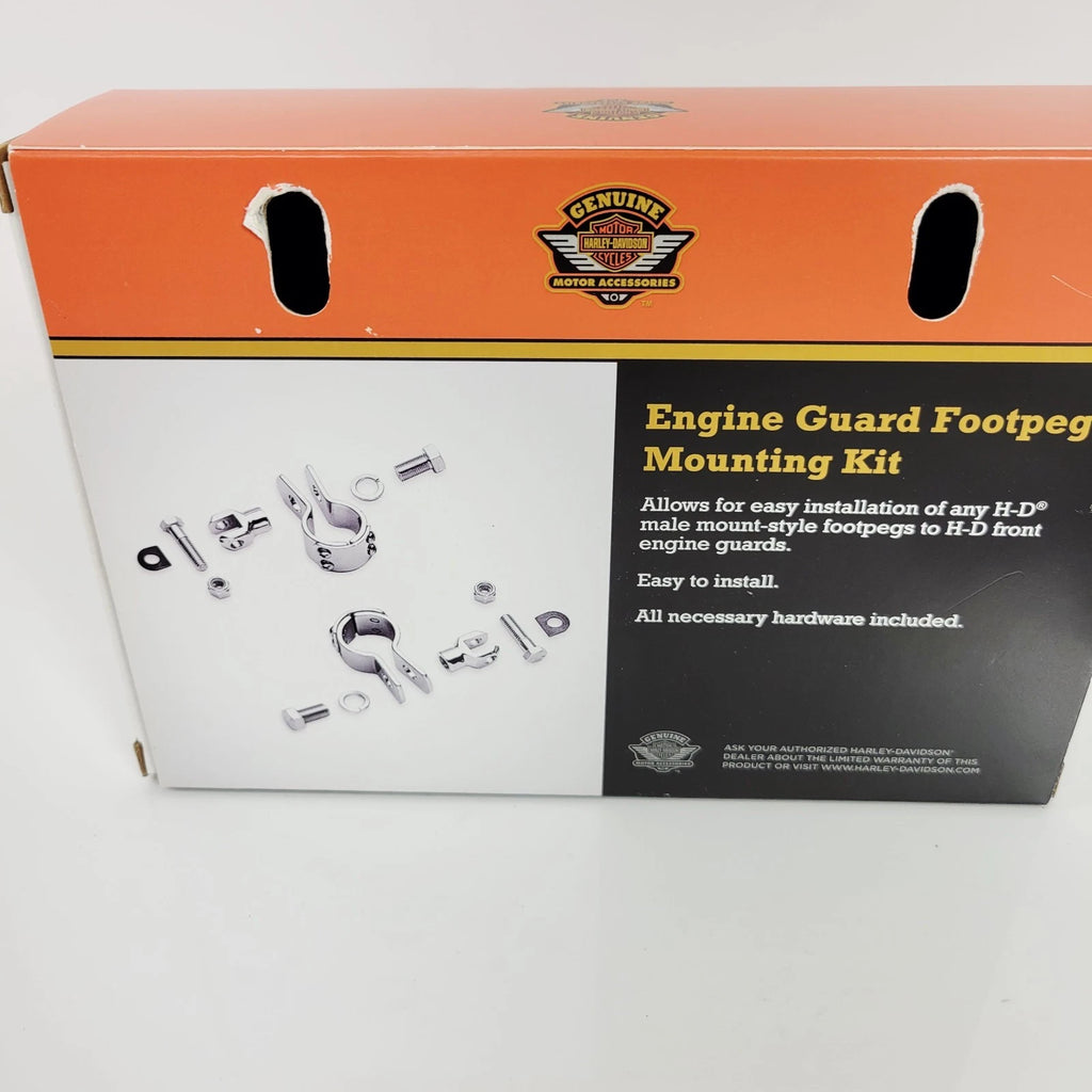 Pair of Chrome Guard Footpeg Mounts for Harley-Davidson (1998–Present) 50964-98