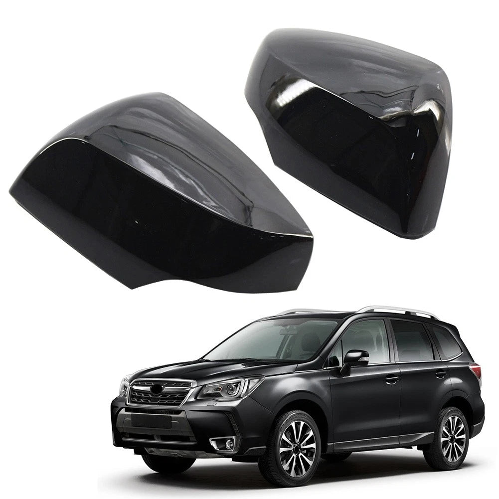 Set of 2 Rear View Mirror Cover Trim for Subaru (2012–2018) Black