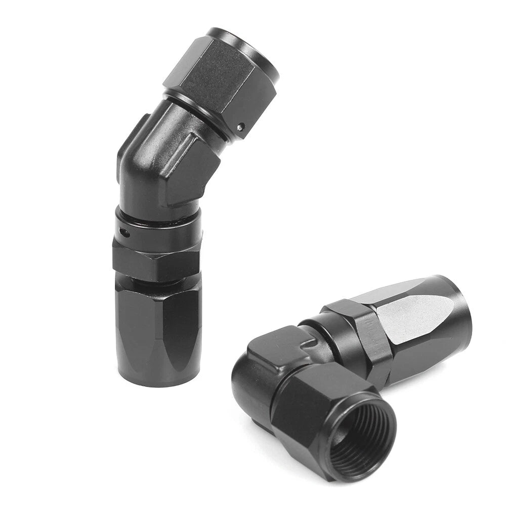 Swivel Hose End Fitting for AN4/AN6/AN8/AN10/AN12 (45/90 Degree)