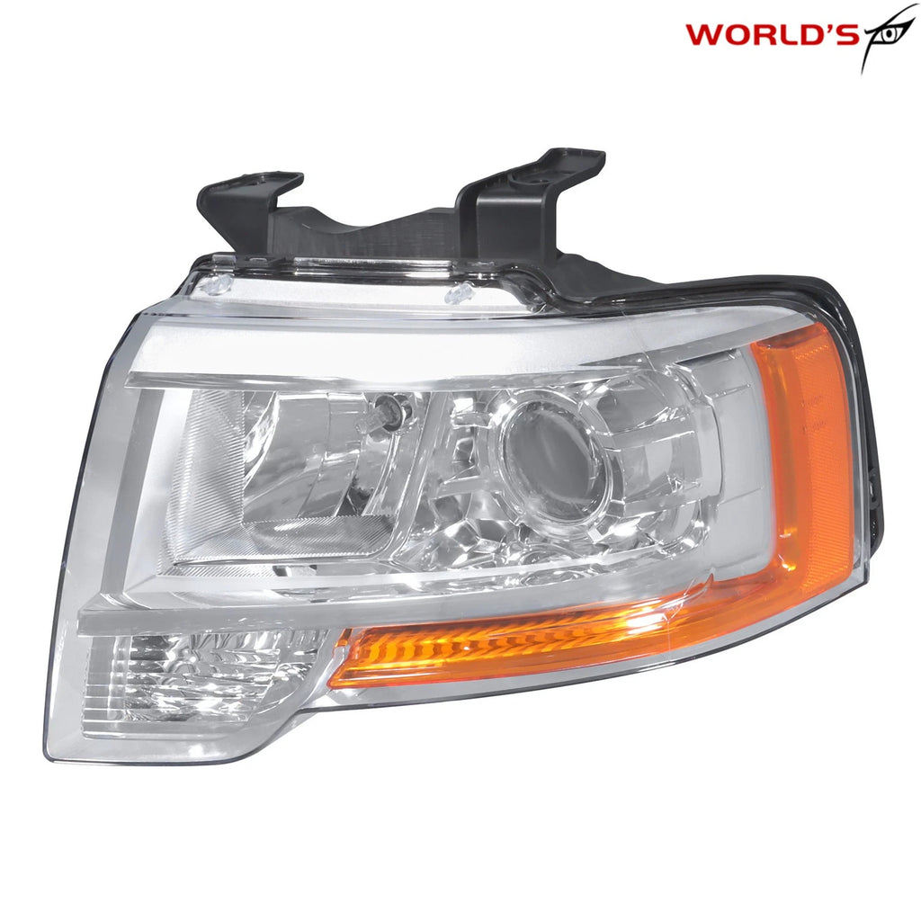 Halogen Projector Headlight for Ford Expedition (2015–2017) Chrome Left