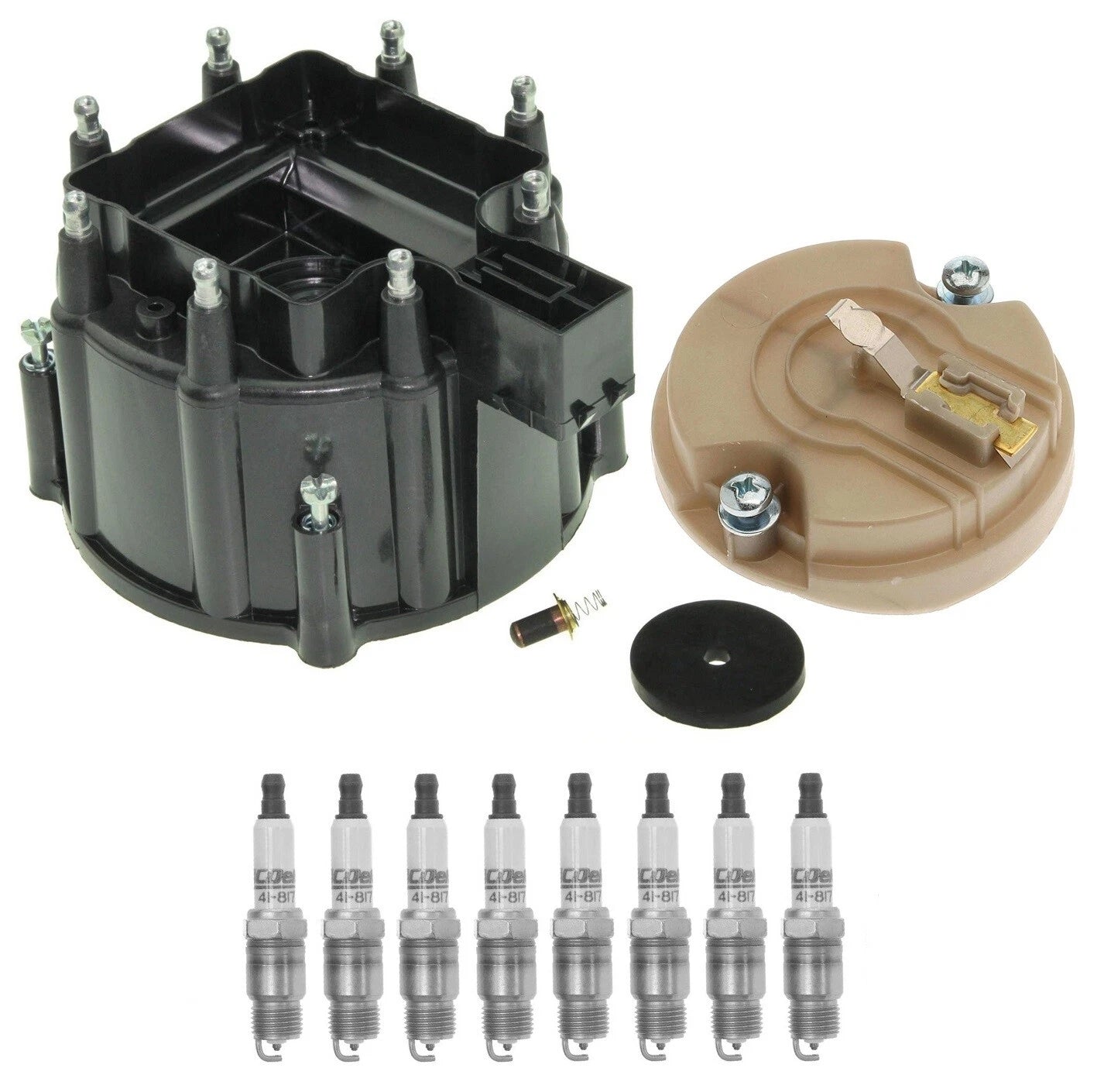 Distributor Rotor Cap & Spark Plugs Kit ACDelco for Nova Impala V8 (1962–1979)