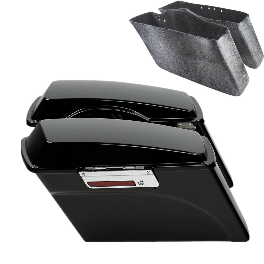Hard Saddlebags & Conversion Brackets for Harley Dyna FXDF FXDB FXDC FXDL (2008–2017)