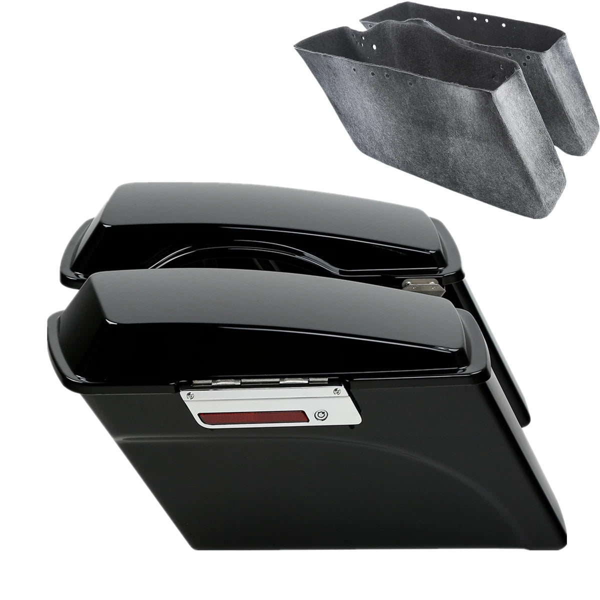 Hard Saddlebags & Conversion Brackets for Harley Dyna FXDF FXDB FXDC FXDL (2008–2017)