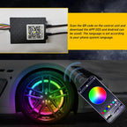 2X RGBW LED Wheel Ring Lights for Car Truck (17.5")