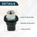 2 x Front Turn Signal Tail Light Sockets for Dodge Charger (No. 5139886AA)