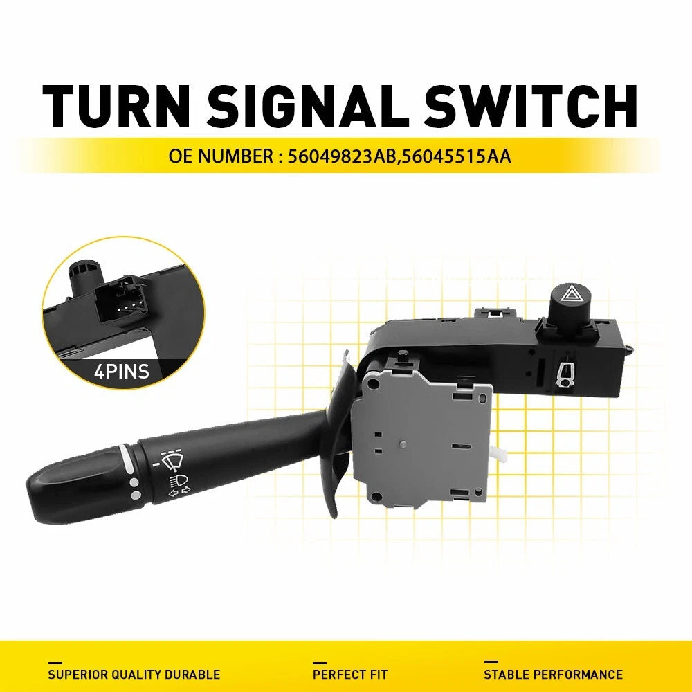Turn Signal Wiper Switch Assembly for Dodge RAM 1500 2500 (2002–2008)