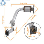 Front Catalytic Converter for Mercury Tracer, Ford Escort (1997-2002)