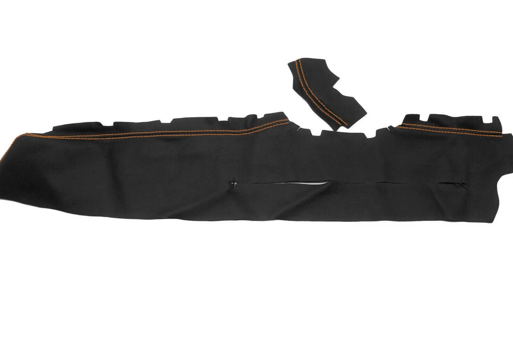 Dash Trim Leather Cover for Chevrolet Camaro (2012–2014) Orange Stitch