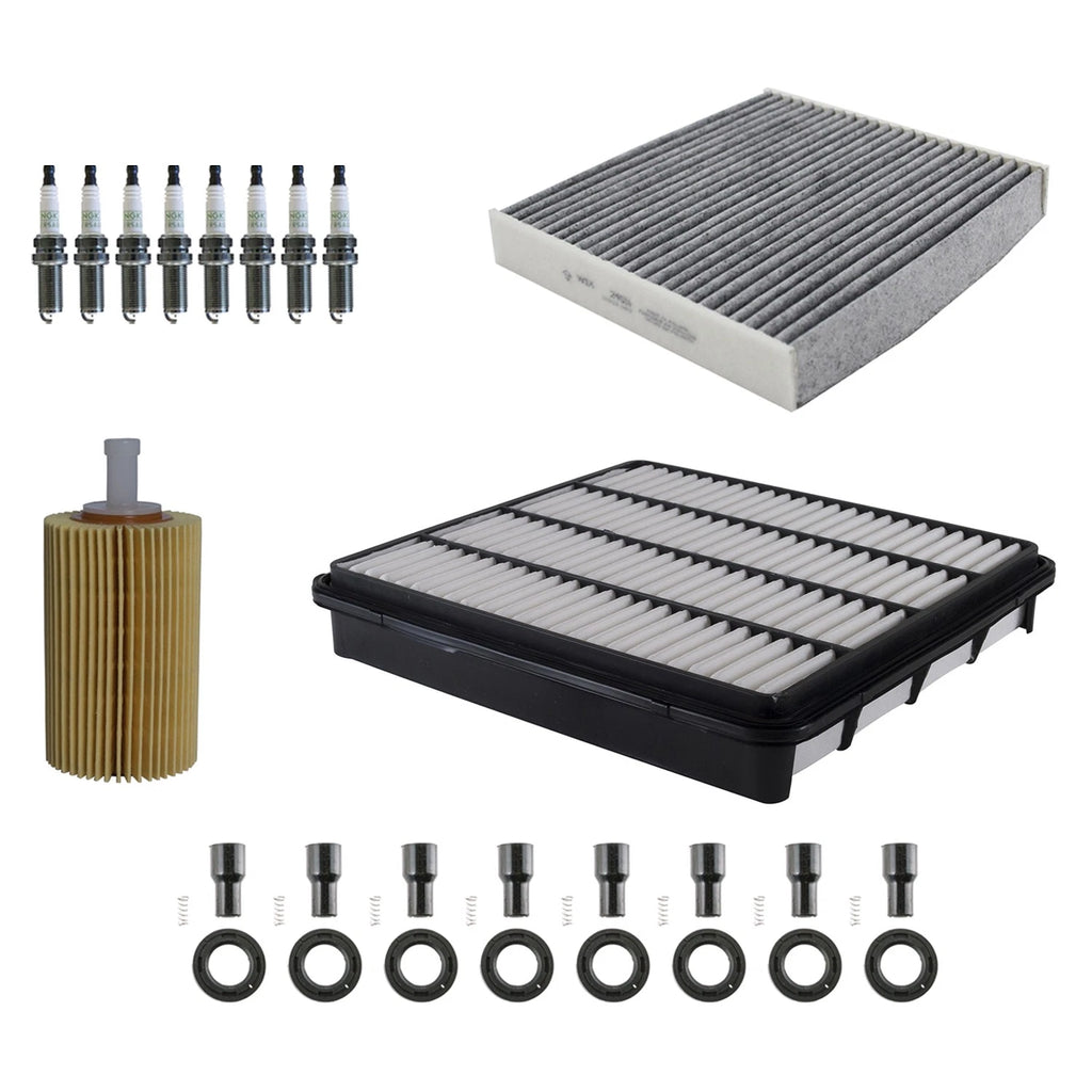 Tune Up Kit with NGK 8 Spark Plugs & Boots for Land Cruiser LX570 Tundra (2007–2021)