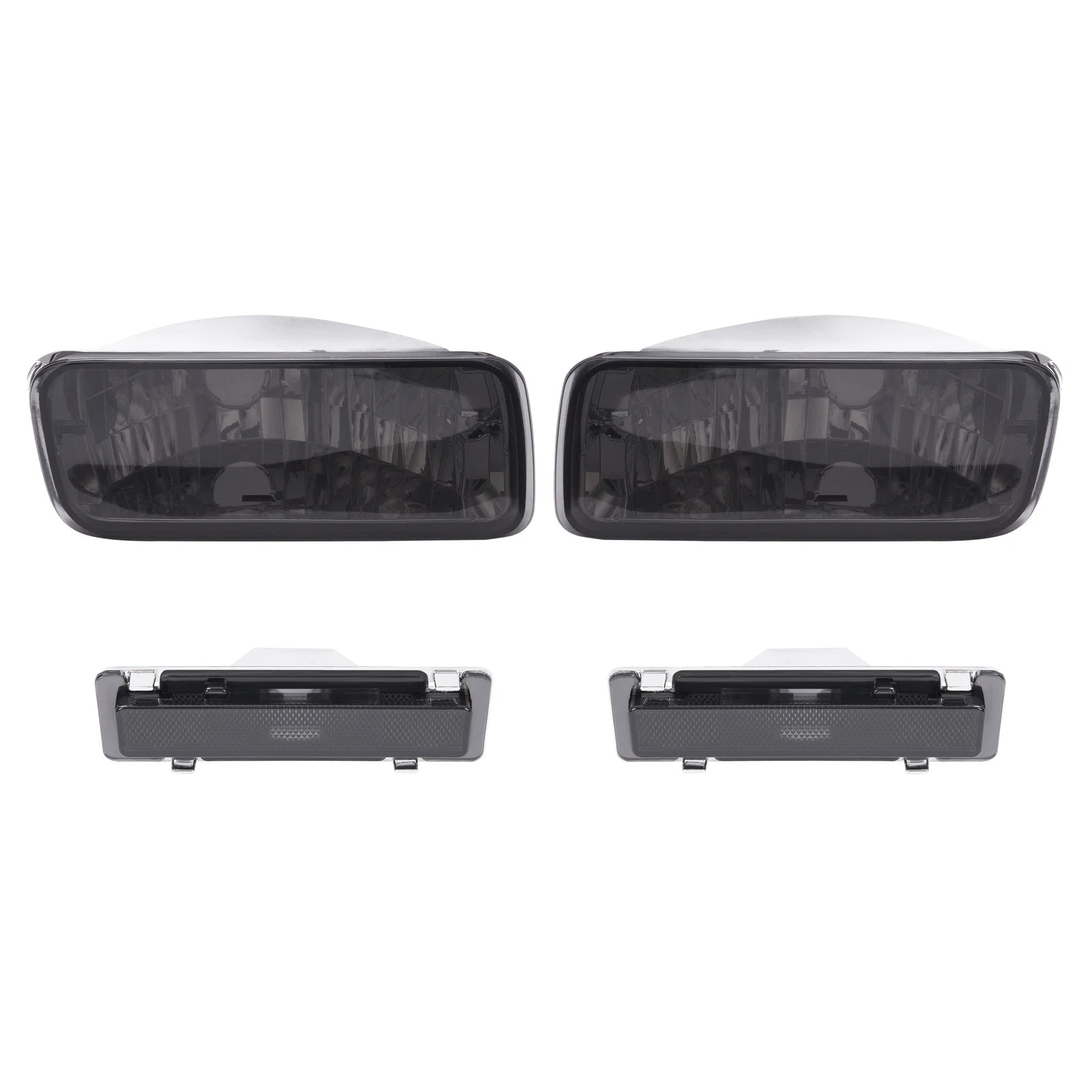 Smoke Bumper Turn Signal & Side Marker Lights for Chevrolet Camaro (1985–1992)
