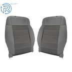 Set of 2 Seat Covers for Jeep Wrangler (2007–2012) Durable Cloth Gray
