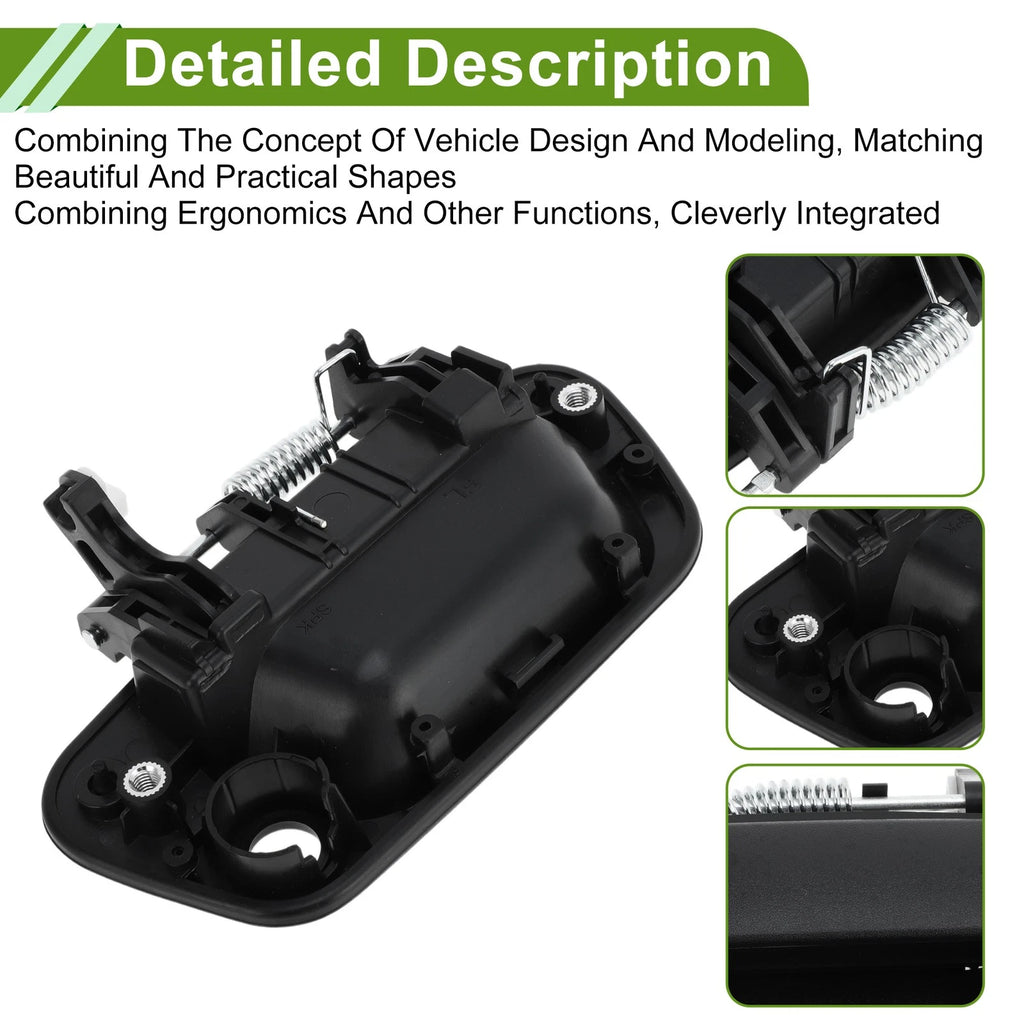 Exterior Door Handle for Chevrolet Spark (2013–2016) No.95227886 Black Front Left