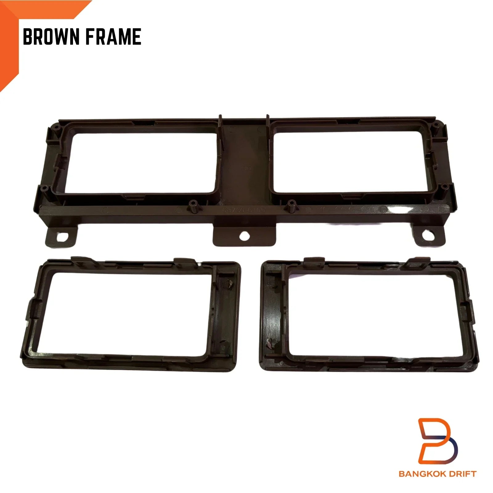 3 x Brown Air Heater Vent Frame Trim for Nissan Navara D21 (1986-1997)